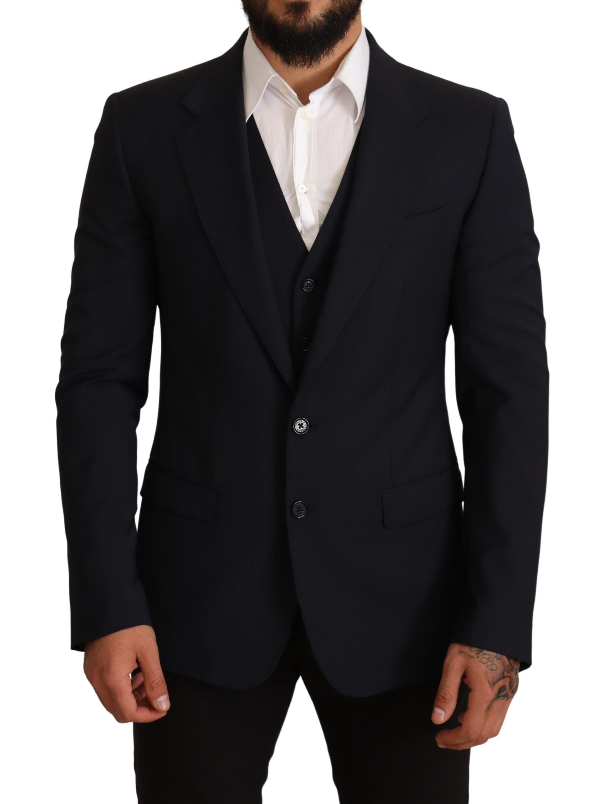 Dolce & Gabbana Blau 2 Stück MARTINI Blazer Anzug Jacke