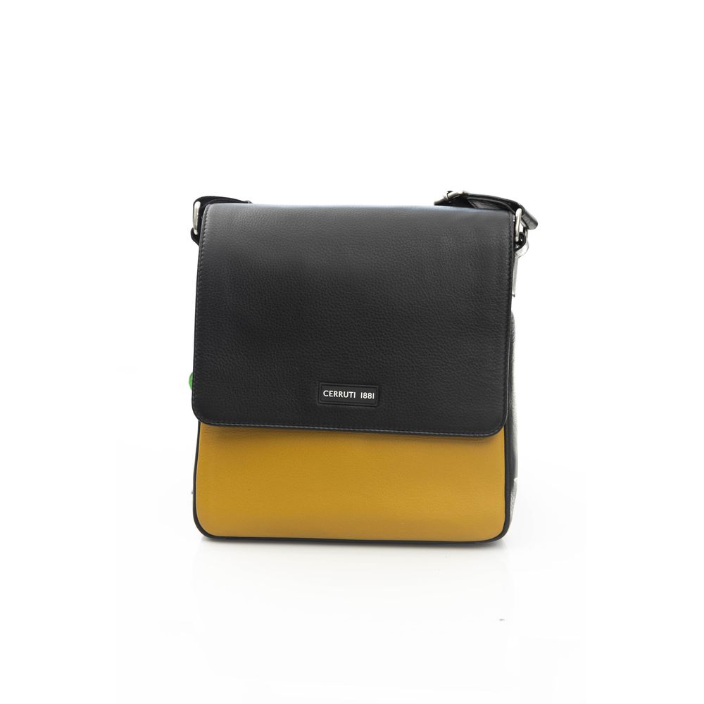 Cerruti 1881 Gelbe Leder Damen Crossbody Tasche