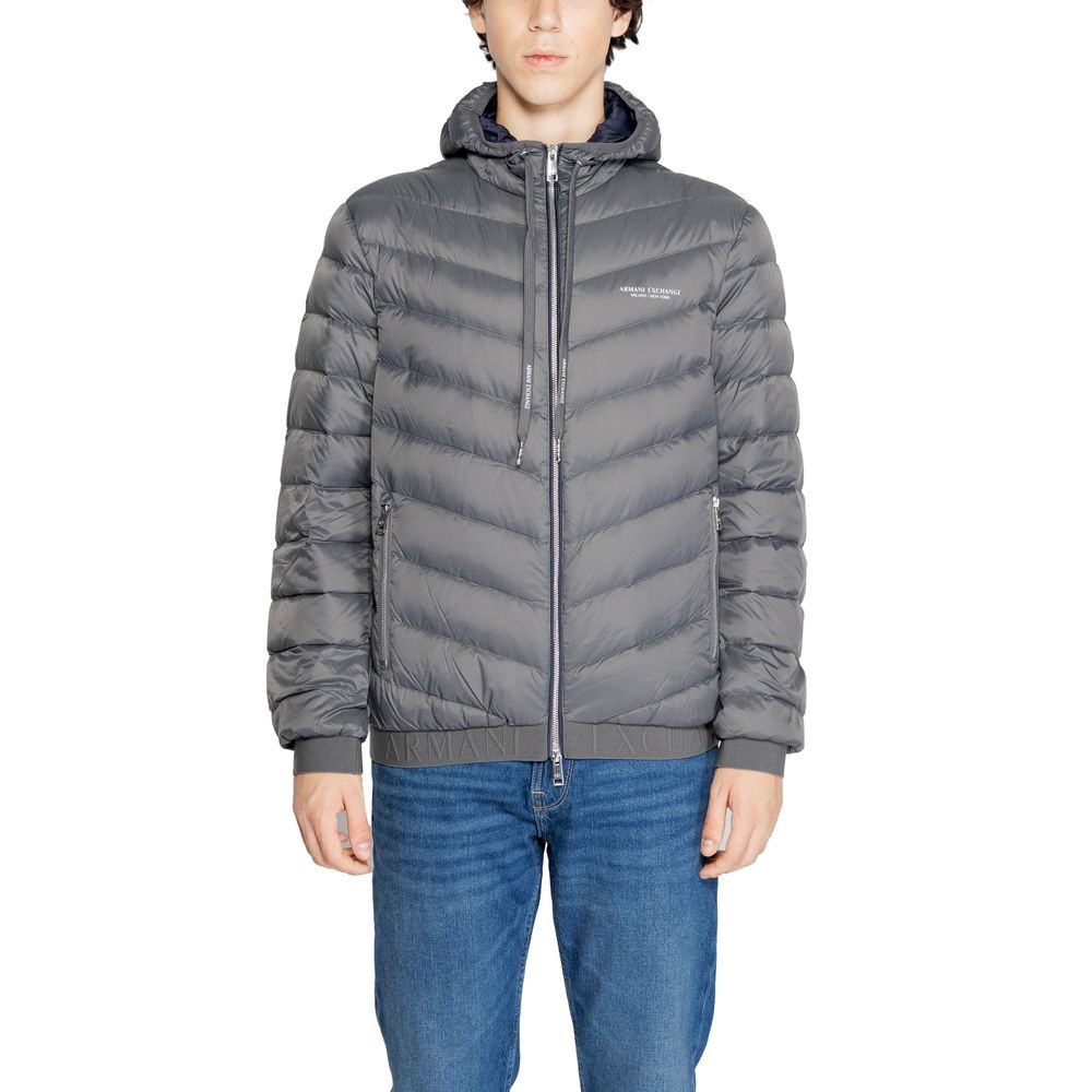 Armani Exchange Graue Polyester-Jacken &