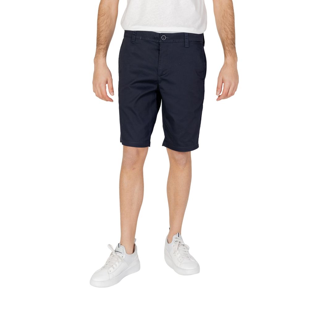 Armani Exchange Blaue Baumwoll-Bermudas
