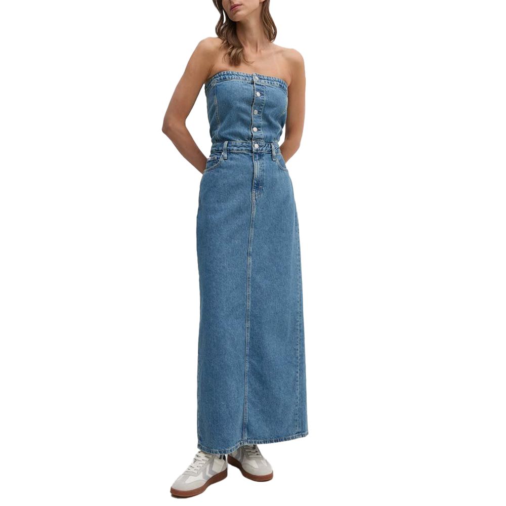 Calvin Klein Jeans Blau Baumwolle Lang