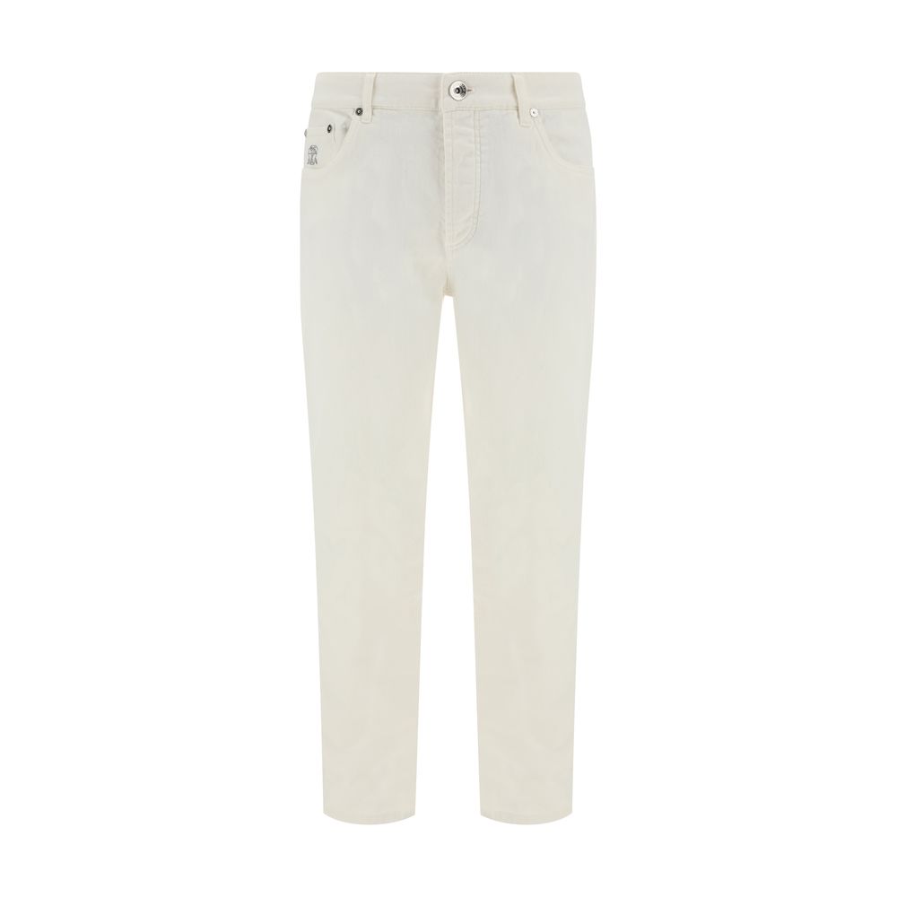 Brunello Cucinelli Jeans mit umgeschlagenem Saum