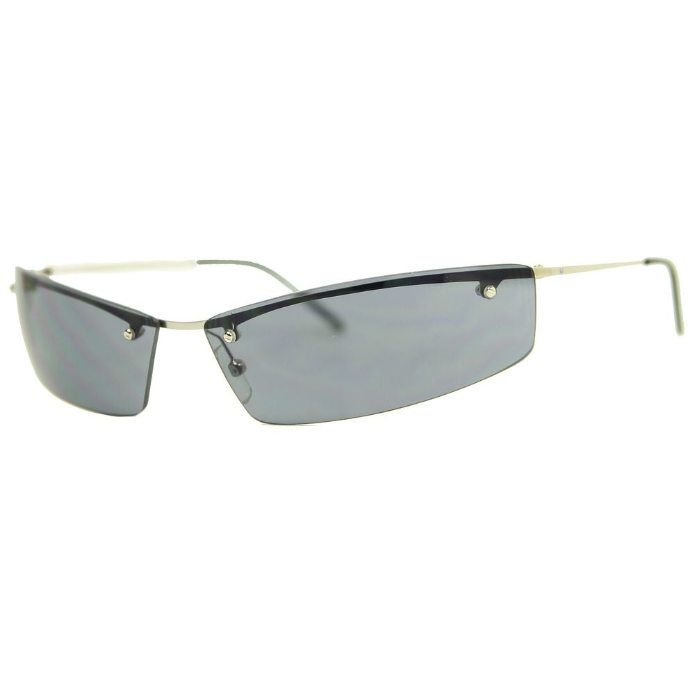 Adolfo Dominguez Silberne Metall-Sonnenbrille