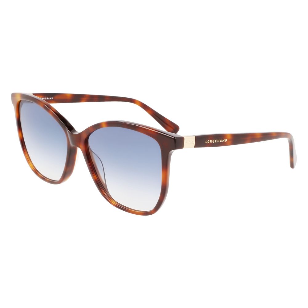 Longchamp Braune Acetat-Sonnenbrille