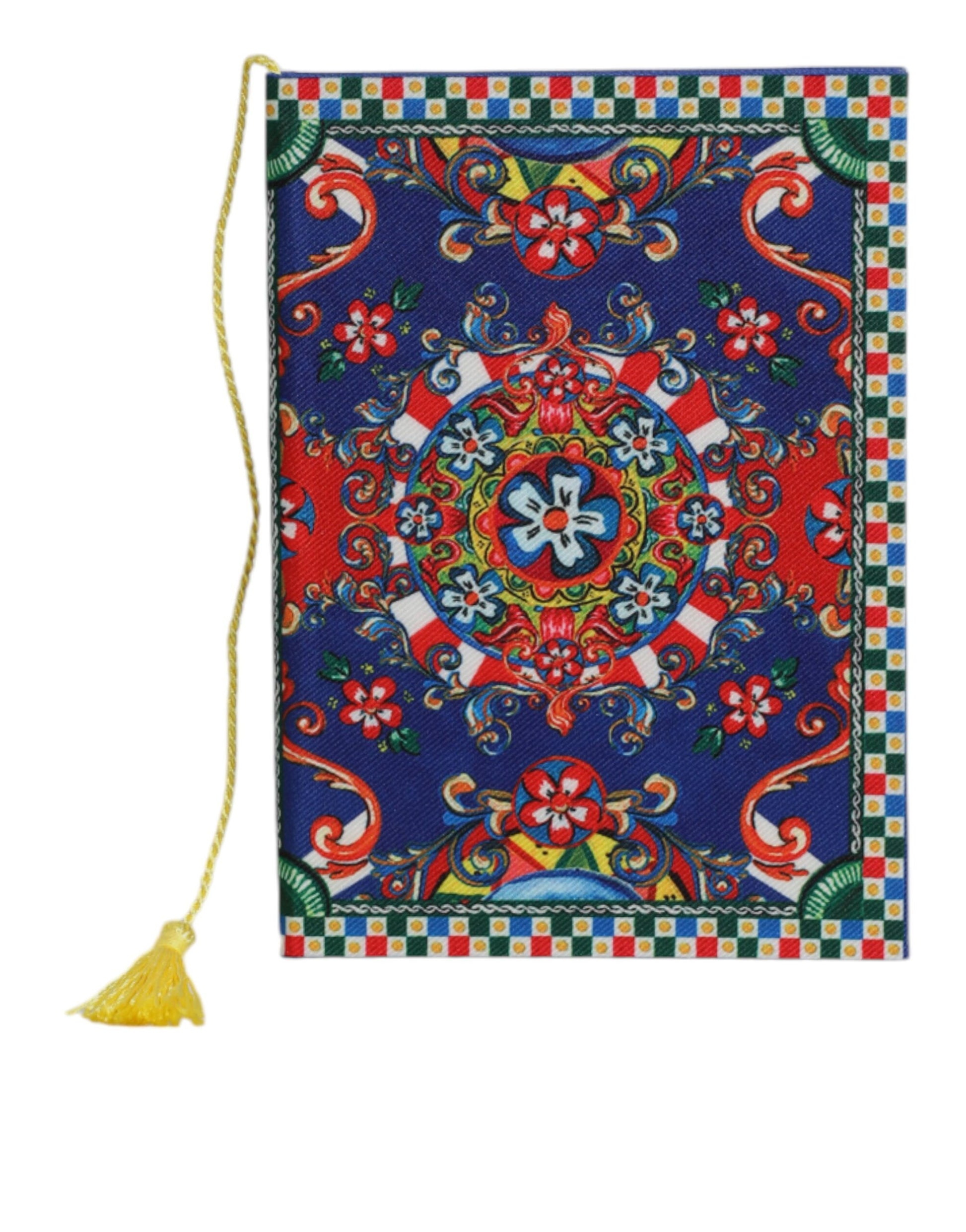 Dolce & Gabbana Multicolor Polyester Carretto Siciliano Druck Notizbuch