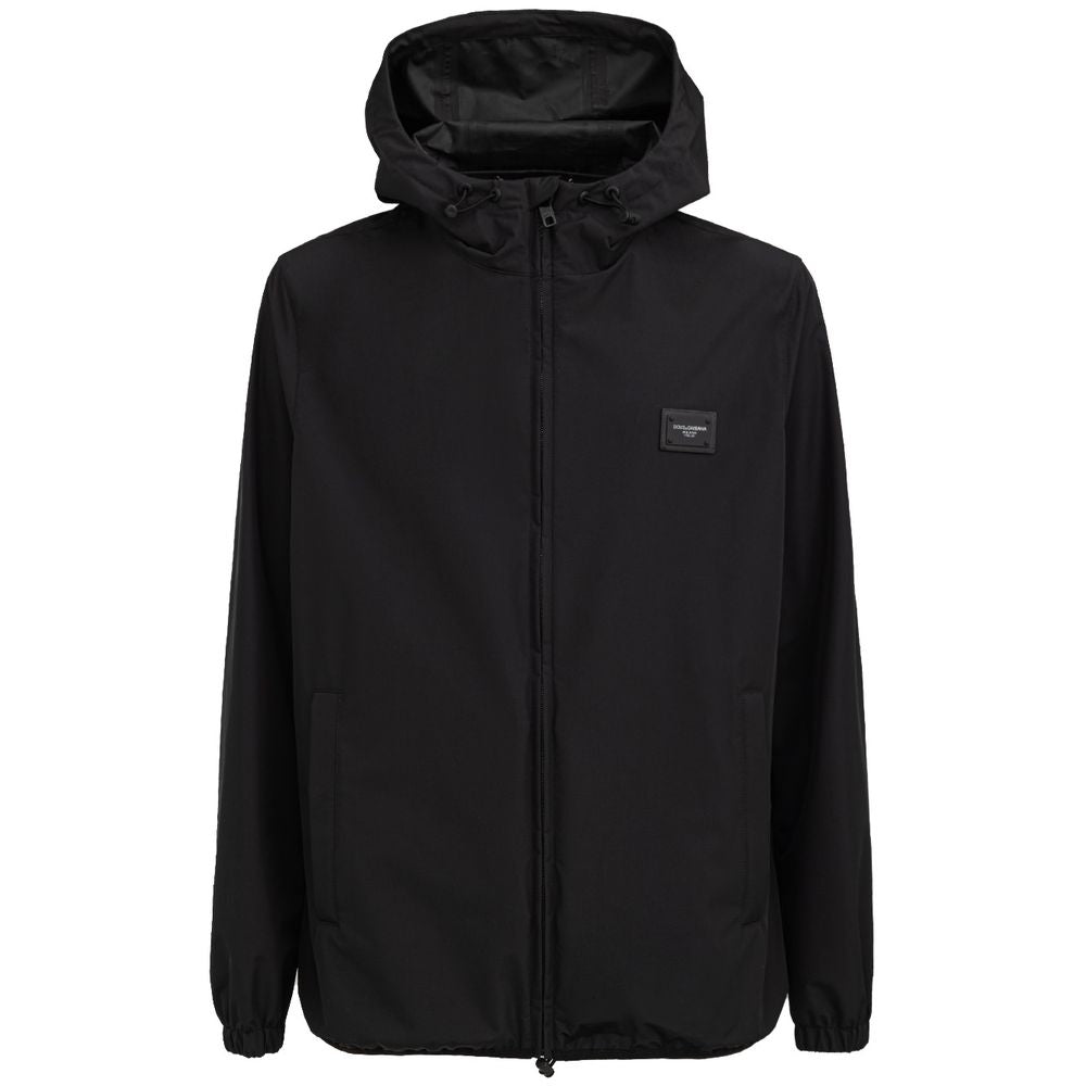 Dolce & Gabbana Schwarze Polyesterjacken &