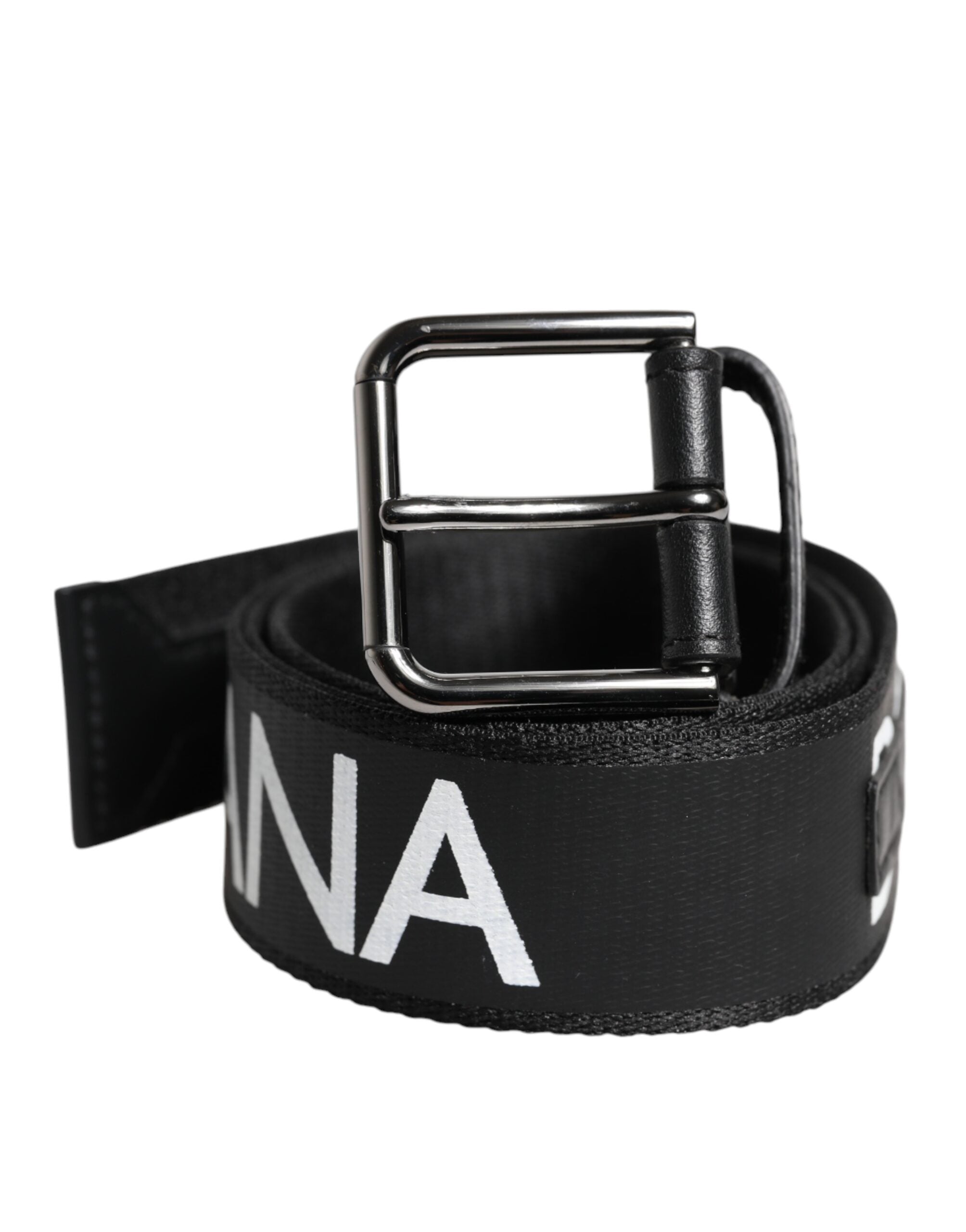 Dolce & Gabbana Schwarzer Leder-Gürtel mit klassischer Metall-Logo-Schnalle
