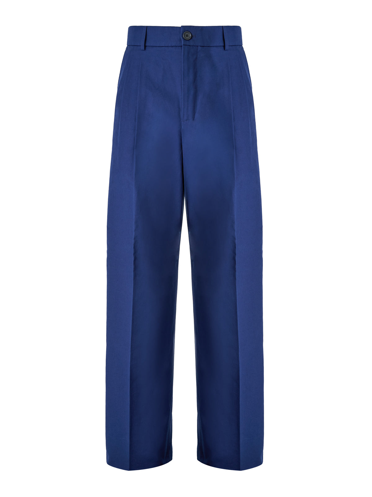 Gucci Blaue klassische Baumwollhosen