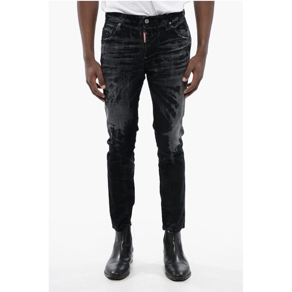 Dsquared² Zerschlissene SKATER Denims mit beflocktem Detail