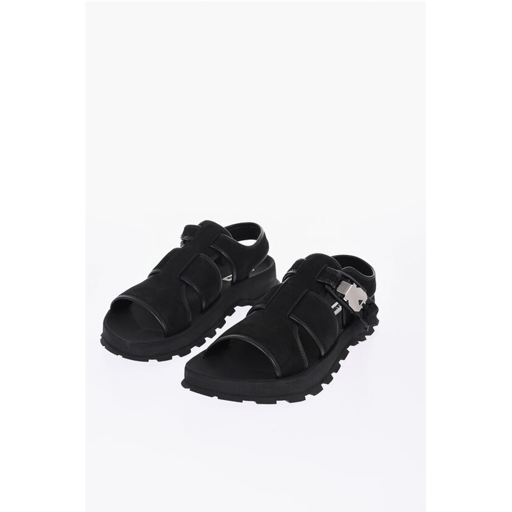 Jil Sander Carrion-Sohle UBERTO Nabuk-Sandalen