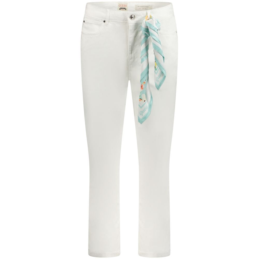 Guess Jeans Weiße Lyocell Damen Jeans