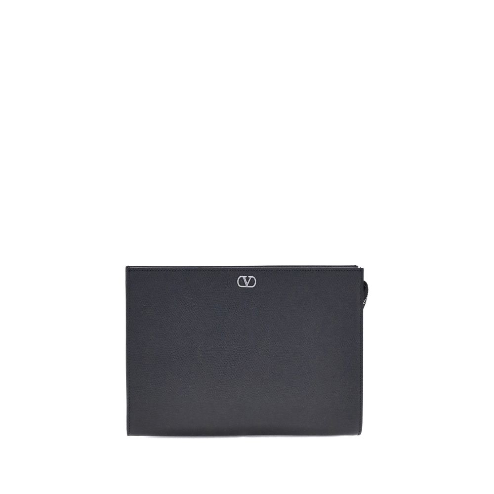 Valentino Garavani Genarbtes Leder Etui