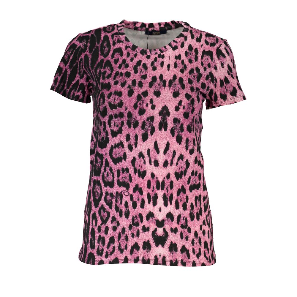 Cavalli Class Rosa Baumwolle Tops & T-Shirt