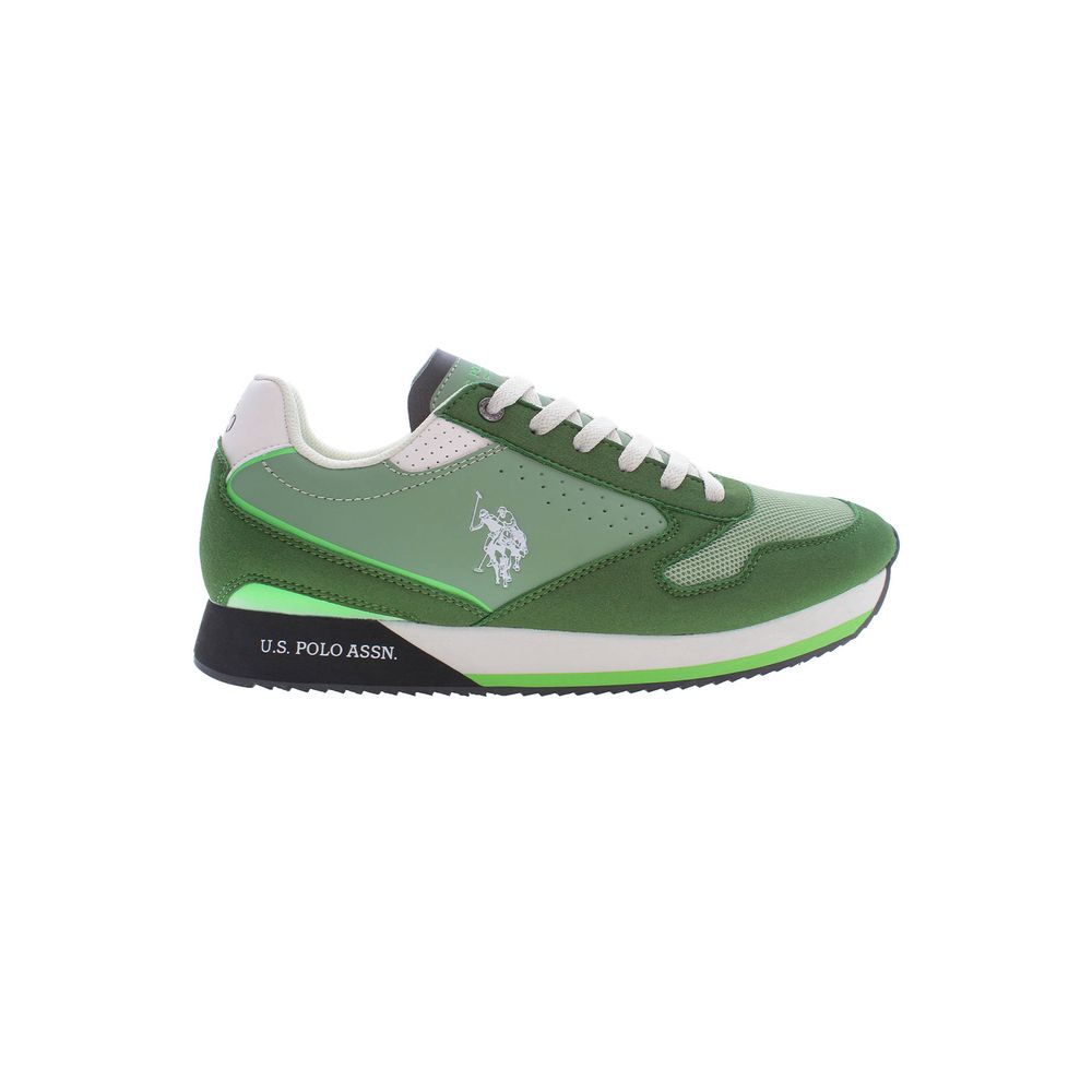 U.S. POLO ASSN. Grüner Polyester Herren Sneaker