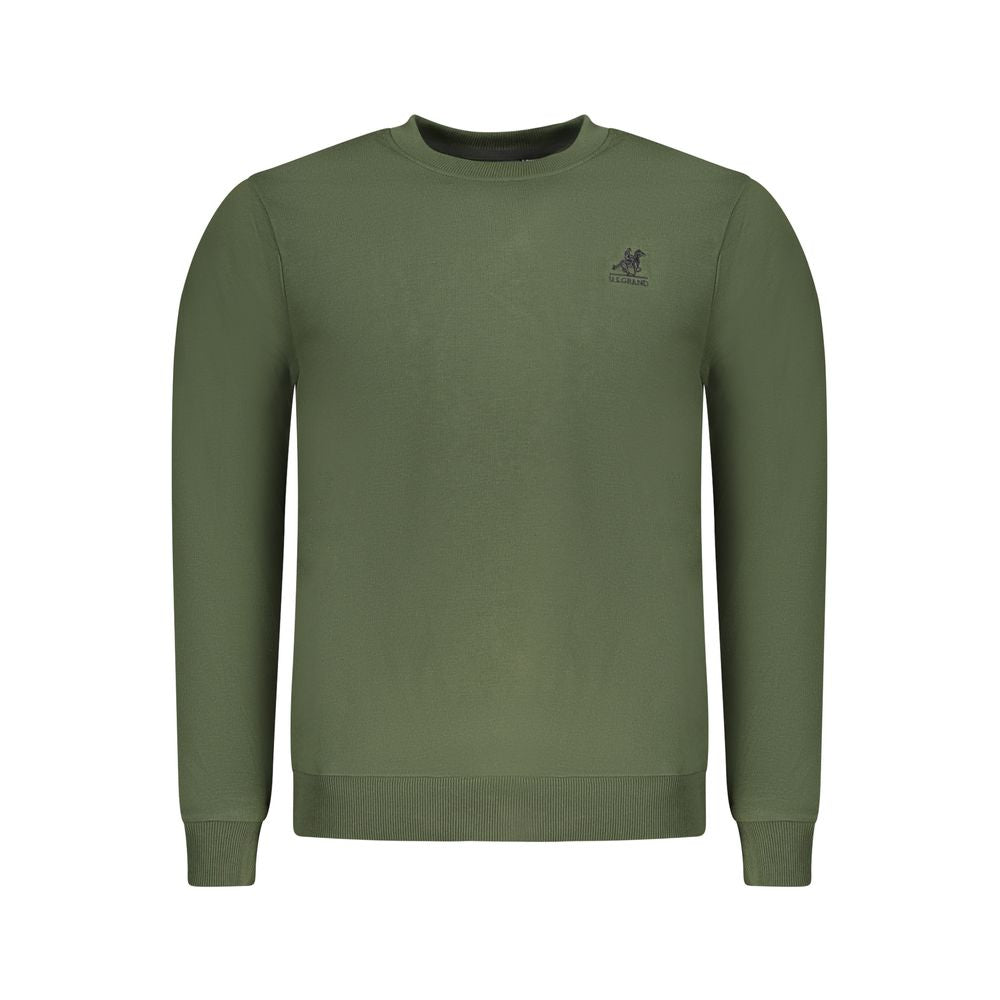 U.S. Grand Polo Grüner Baumwollpullover