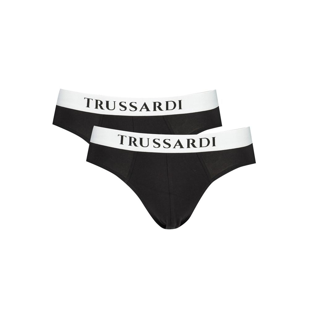Trussardi Schwarz Baumwolle Männer Unterwäsche Pack
