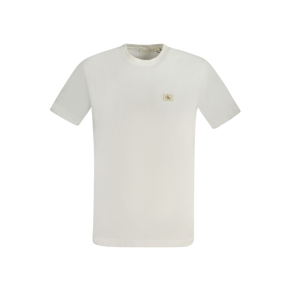 Calvin Klein Weißes Baumwolle Männer T-Shirt