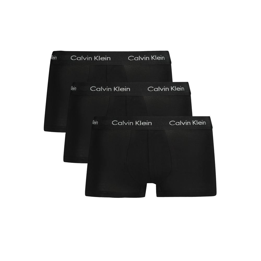 Calvin Klein Schwarz Baumwolle Männer Boxer