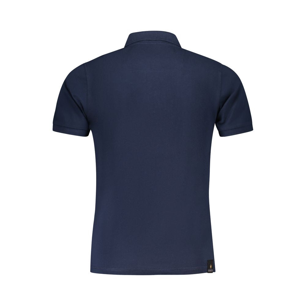 Accademia Militare Blaues Baumwoll-Poloshirt