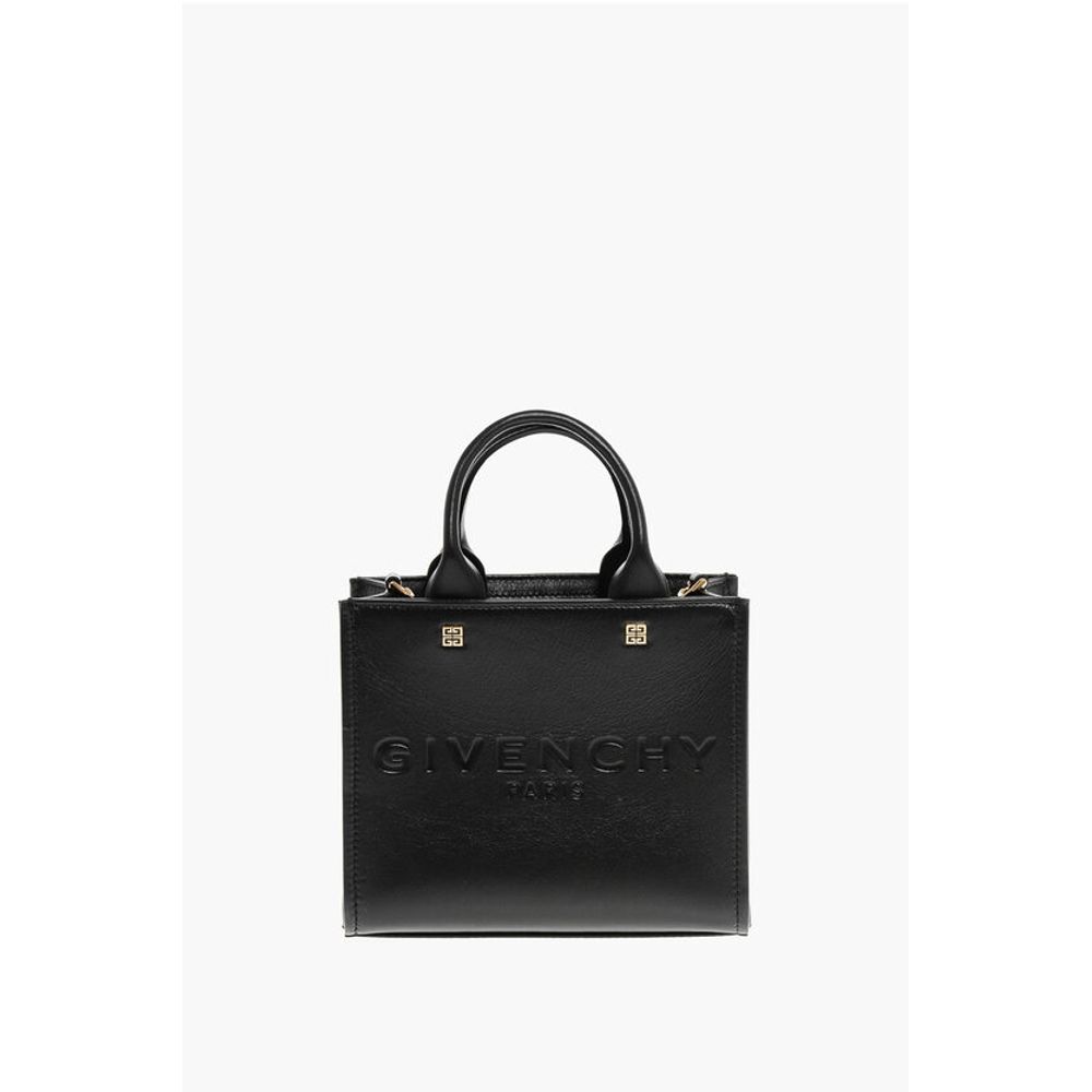 Givenchy TORON Tote Bag aus gebürstetem Leder mit Maxi-Schulterriemen