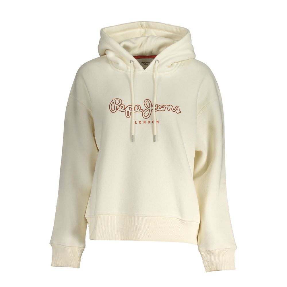 Pepe Jeans Weißer Baumwollpullover