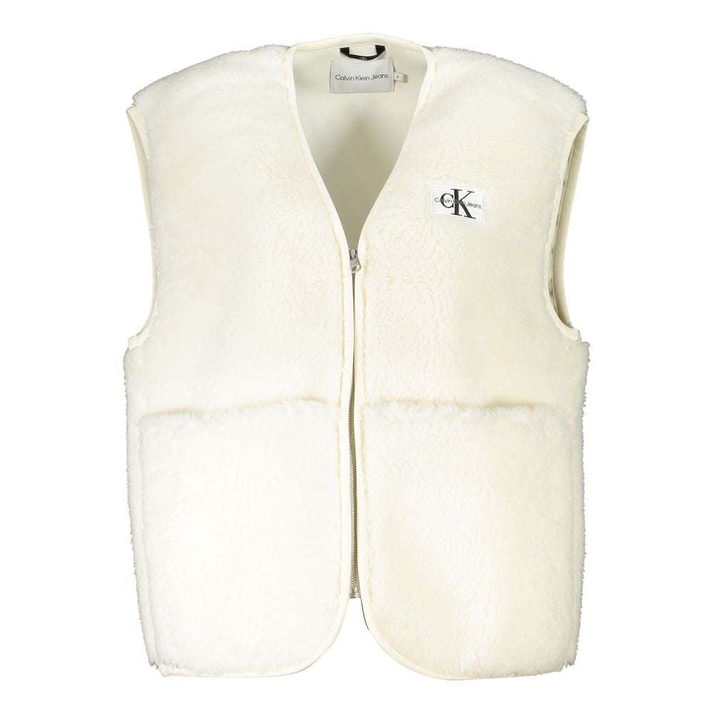 Calvin Klein Weiße Polyesterjacken &