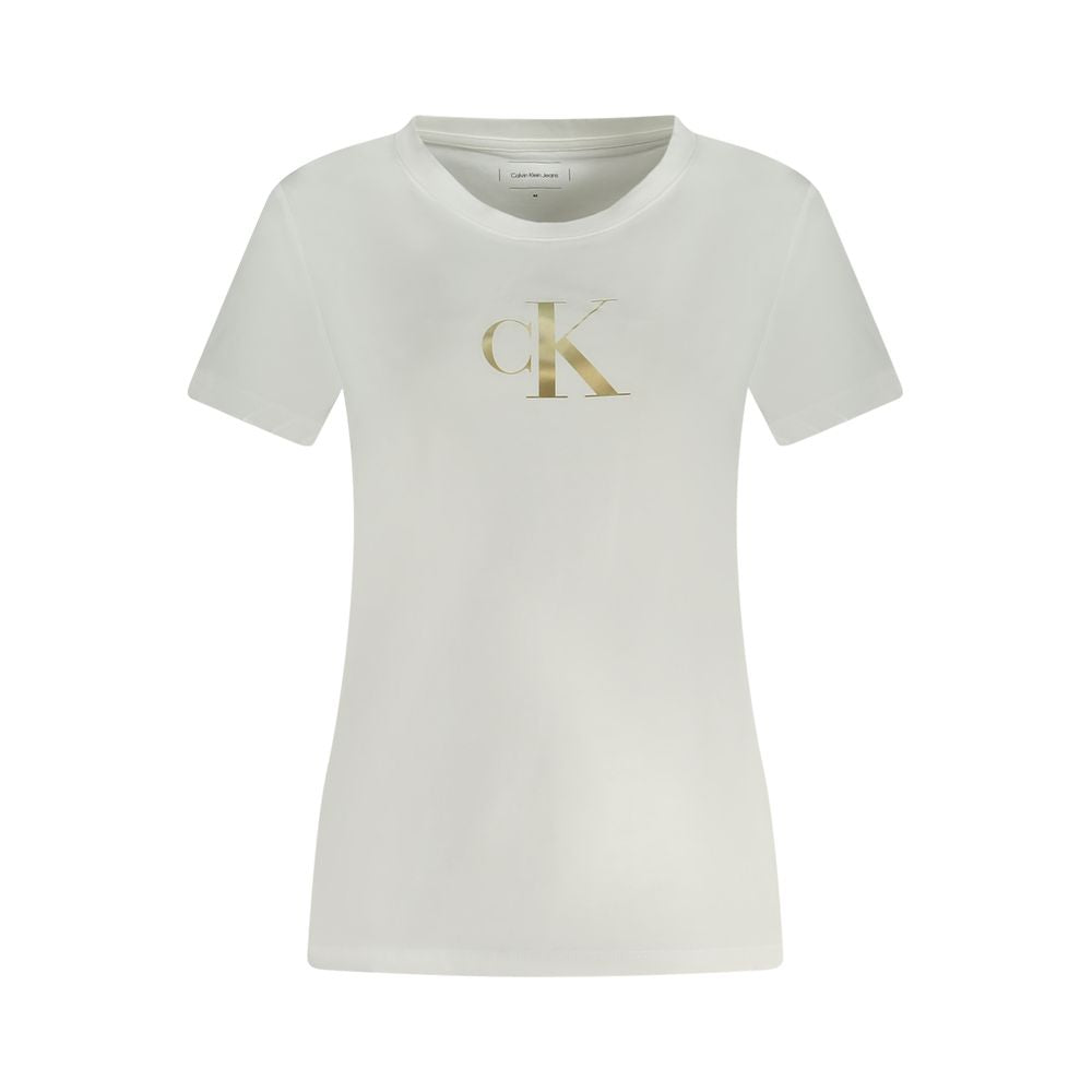 Calvin Klein Weiße Baumwoll-Oberteile &