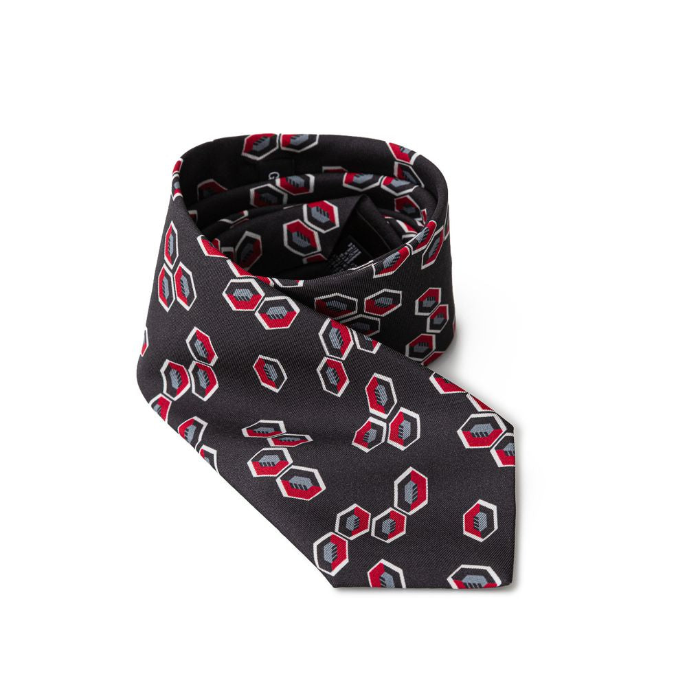 Giorgio Armani Graue Seidenkrawatten &