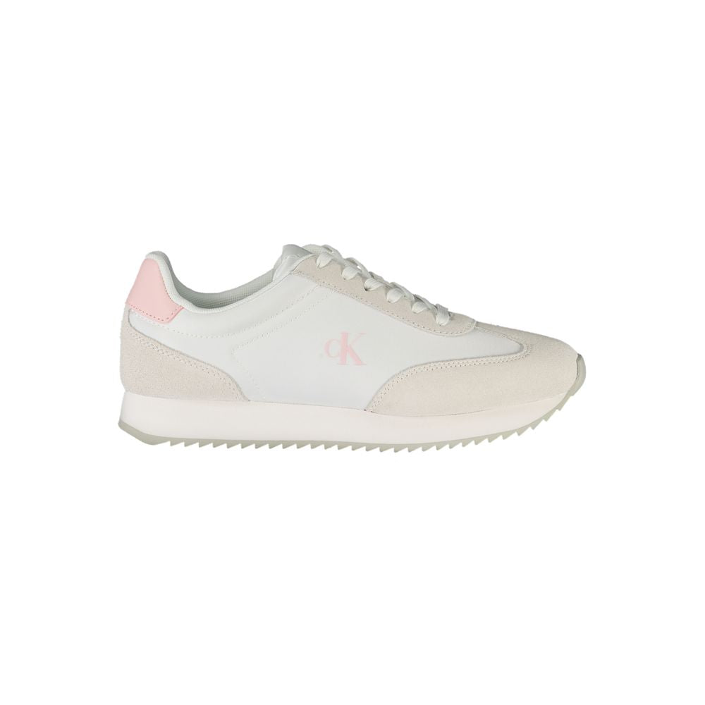 Calvin Klein Weißes Leder Damen Sneaker