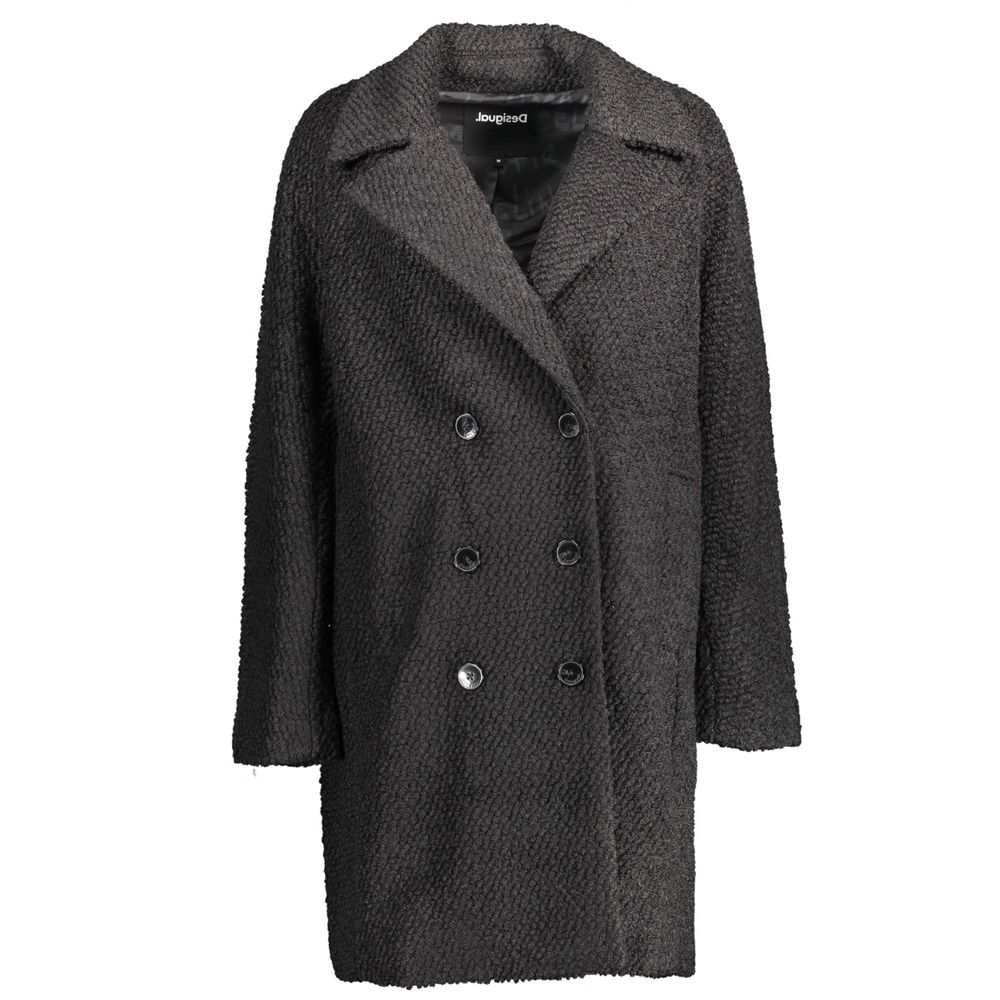 Desigual Schwarze Polyesterjacken &