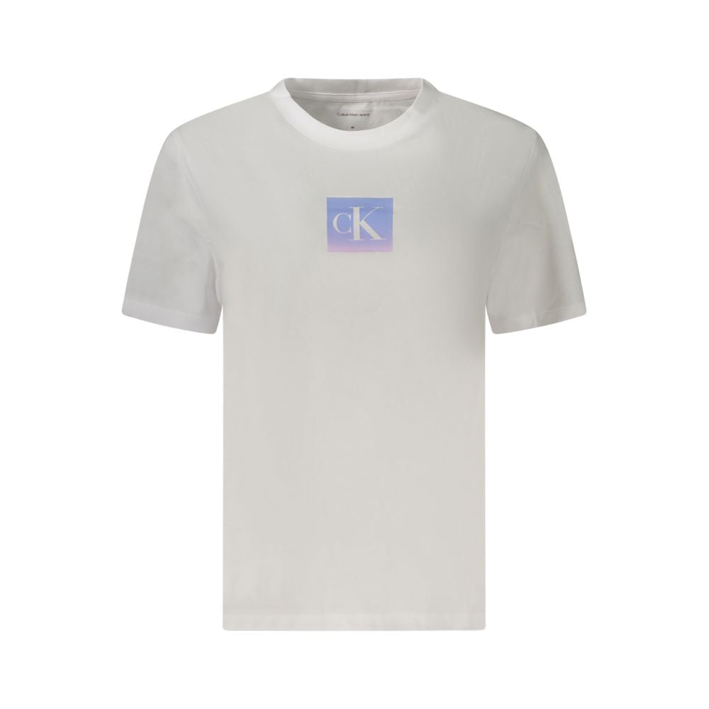 Calvin Klein Weiße Baumwoll-Oberteile &