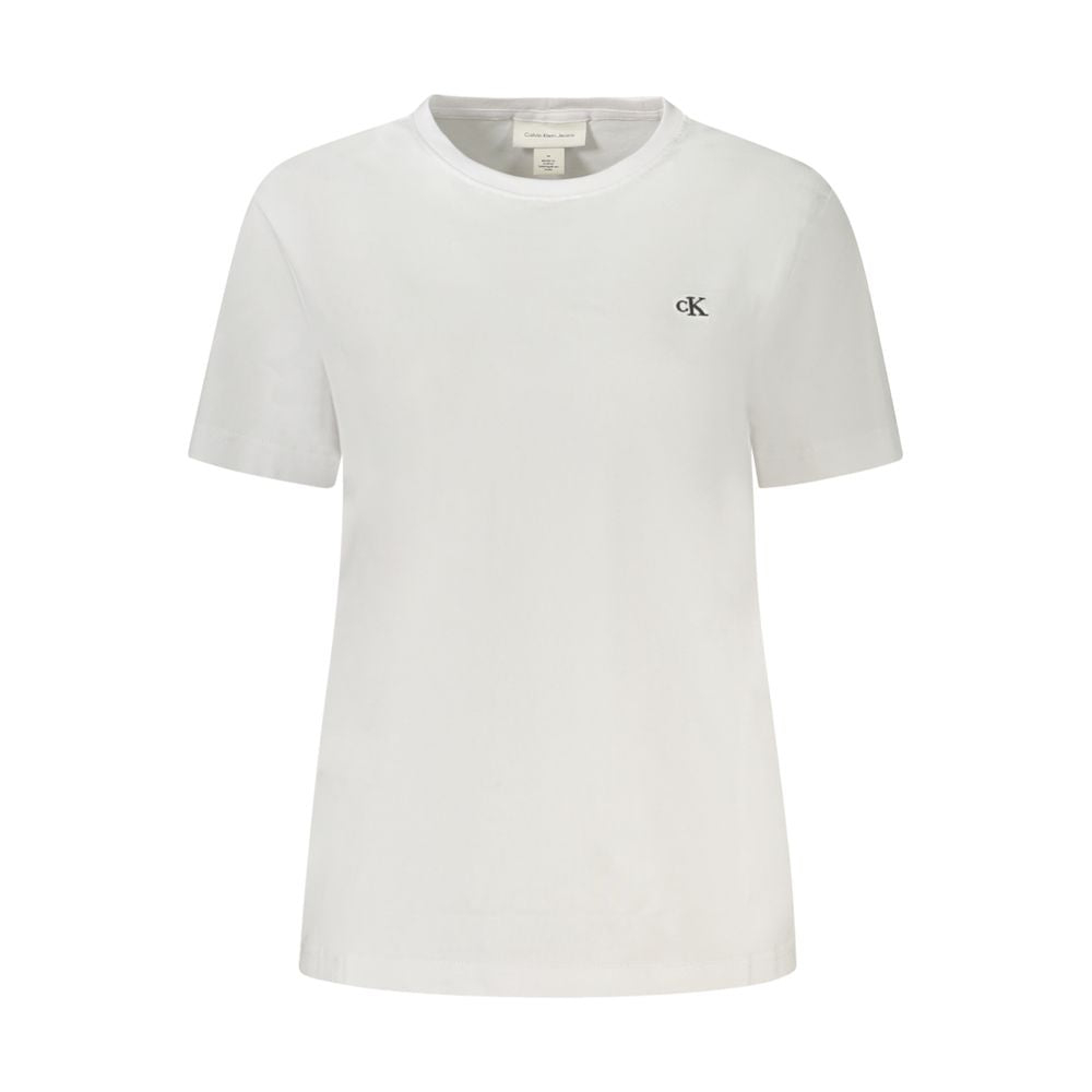 Calvin Klein Weiße Baumwoll-Oberteile &