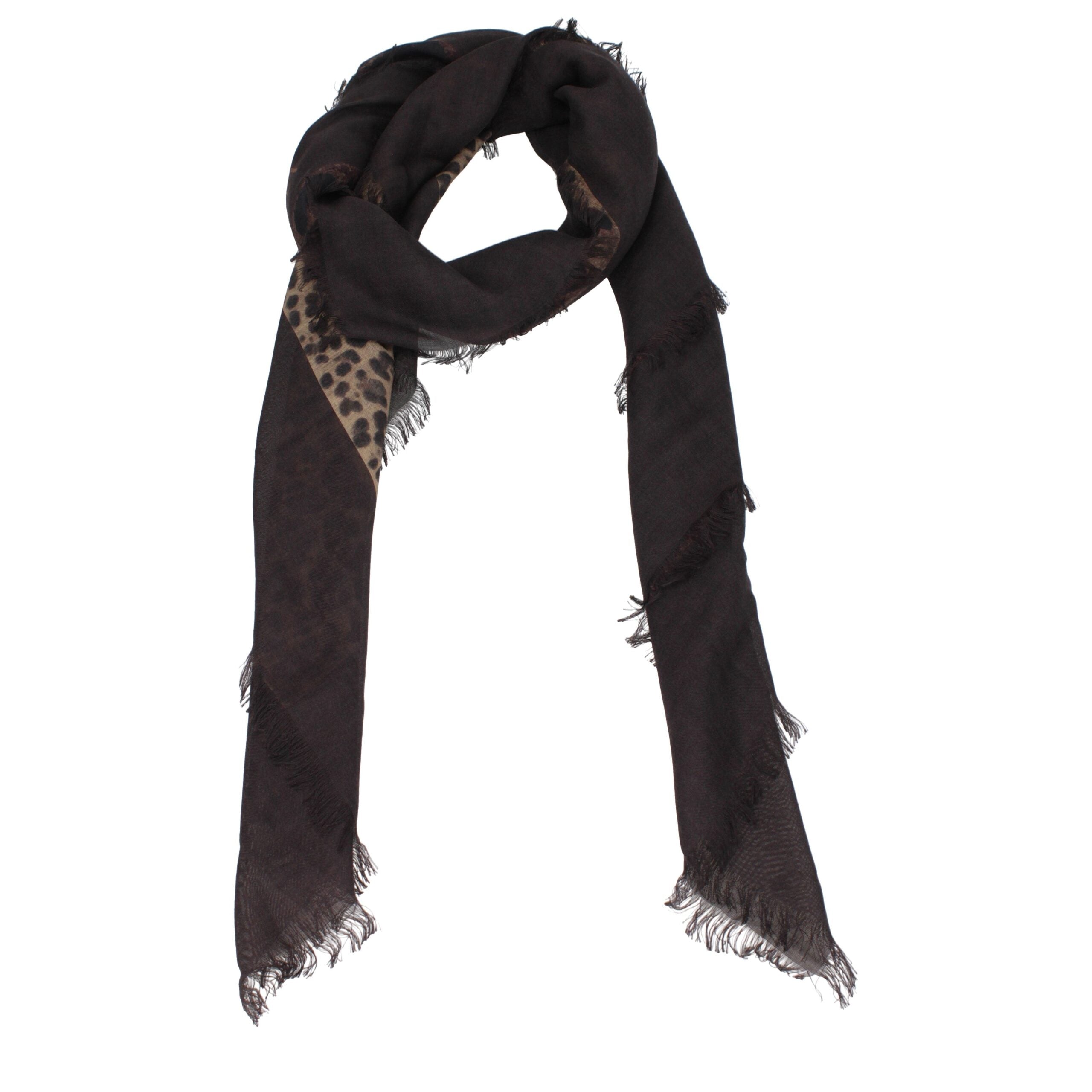 Valentino Garavani Foulards aus braunem Kaschmir