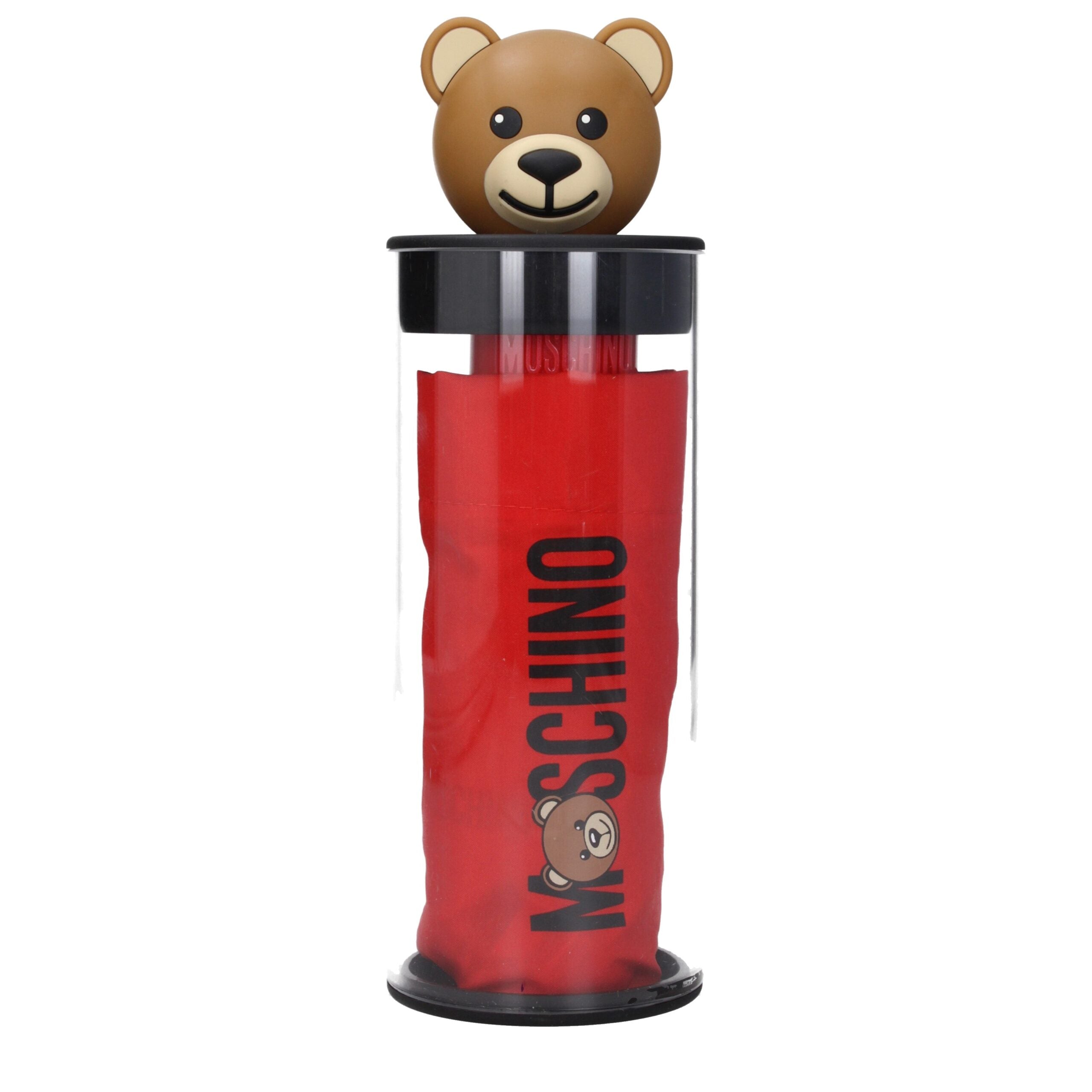 Moschino Rote Polyester-Regenschirme