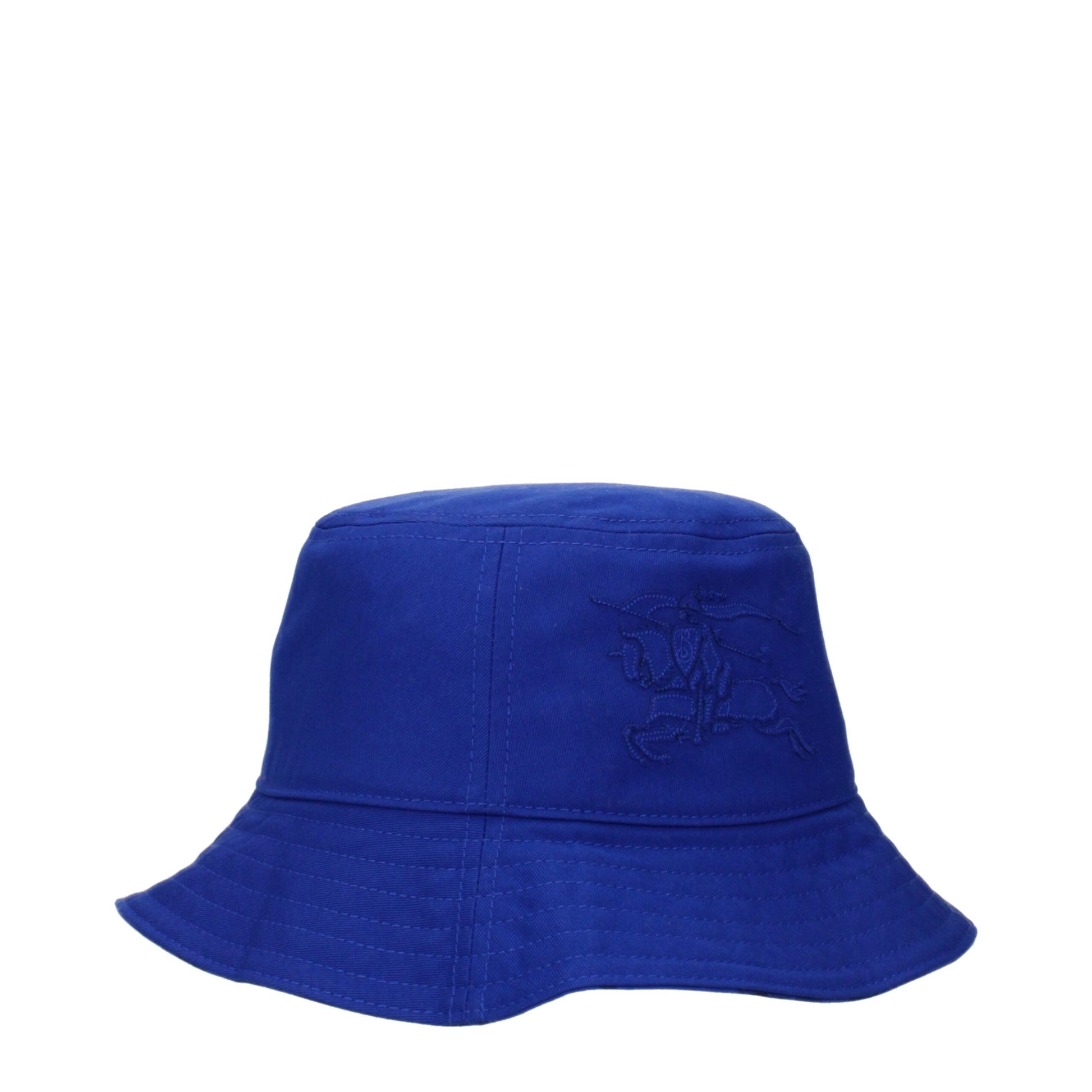 Burberry Blaue Stoff-Eimerhüte