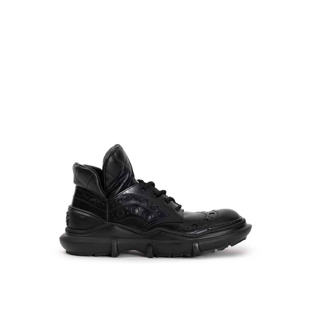Dolce & Gabbana Schwarze Leder Oxfords und Derby