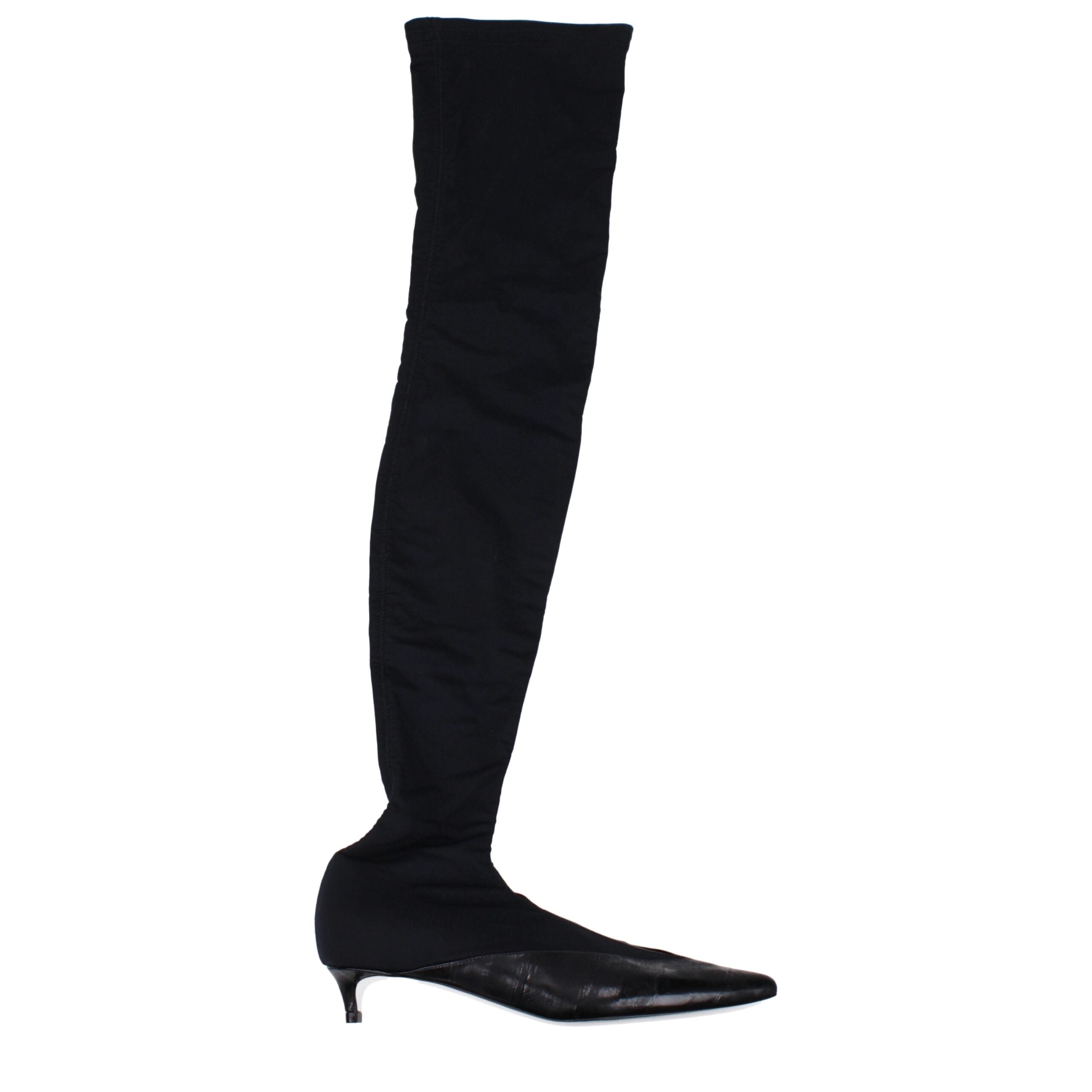 Givenchy Schwarzer Stoff Over The Knee