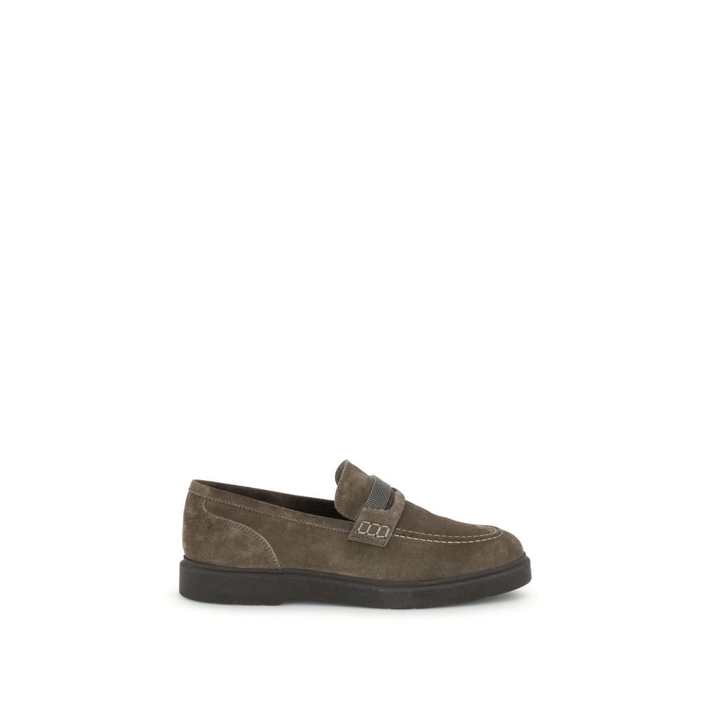 Brunello Cucinelli Leder-Halbschuhe