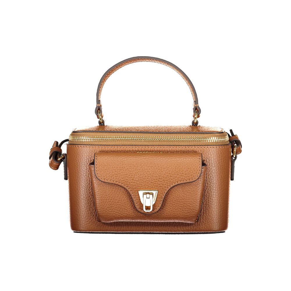 Coccinelle Braune Lederhandtasche