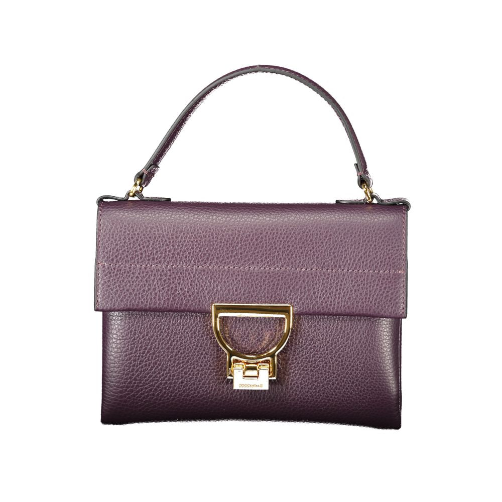 Coccinelle Lila Lederhandtasche
