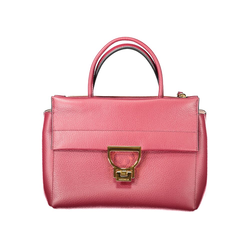 Coccinelle Lila Lederhandtasche