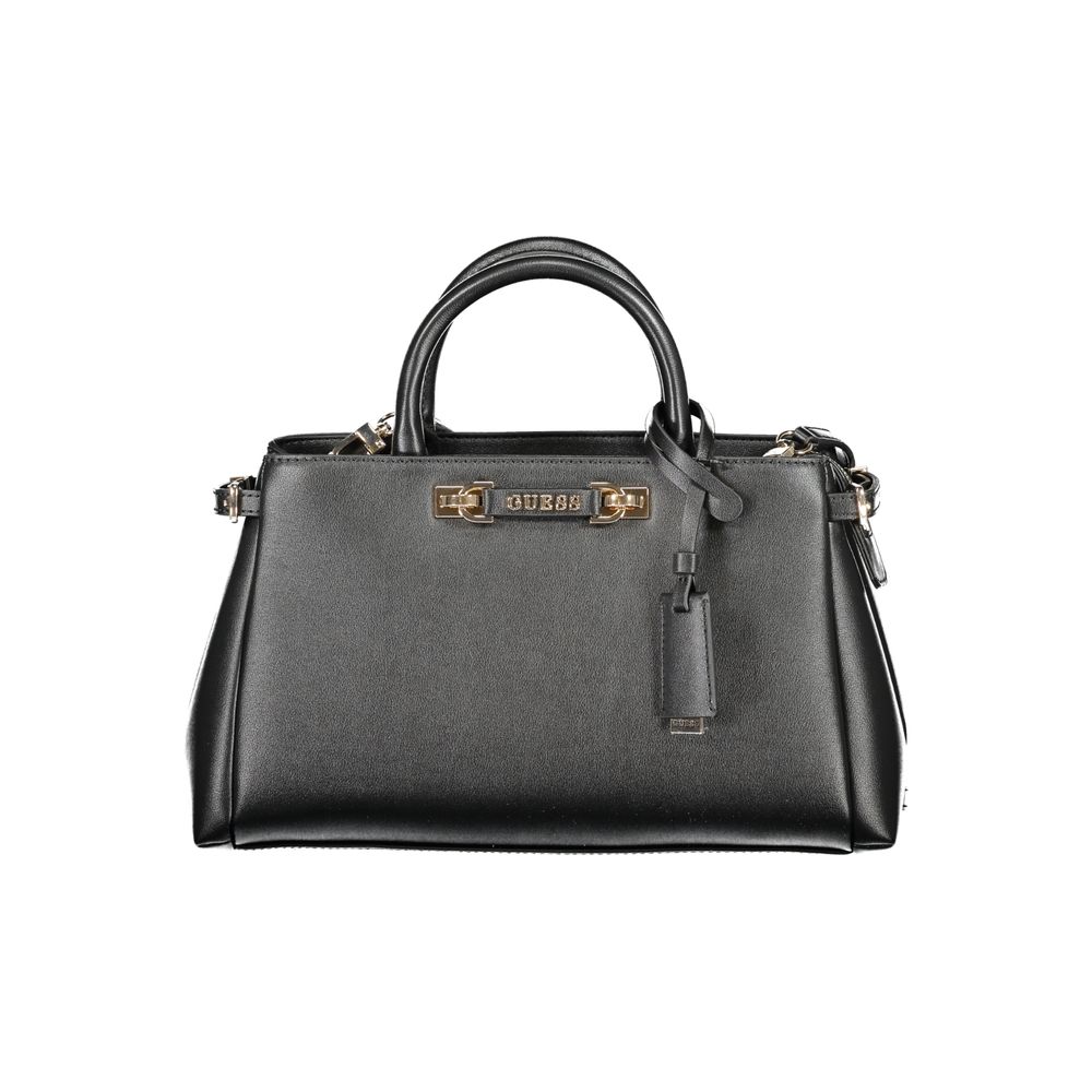 Guess Jeans Schwarze Polyethylen-Handtasche