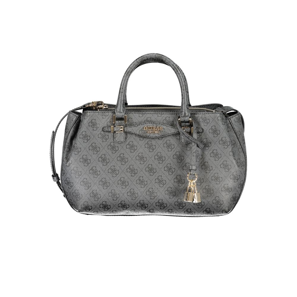 Guess Jeans Schwarze Polyethylen-Handtasche
