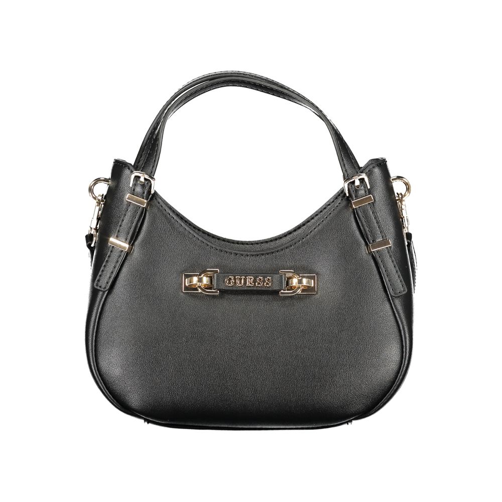 Guess Jeans Schwarze Polyethylen-Handtasche