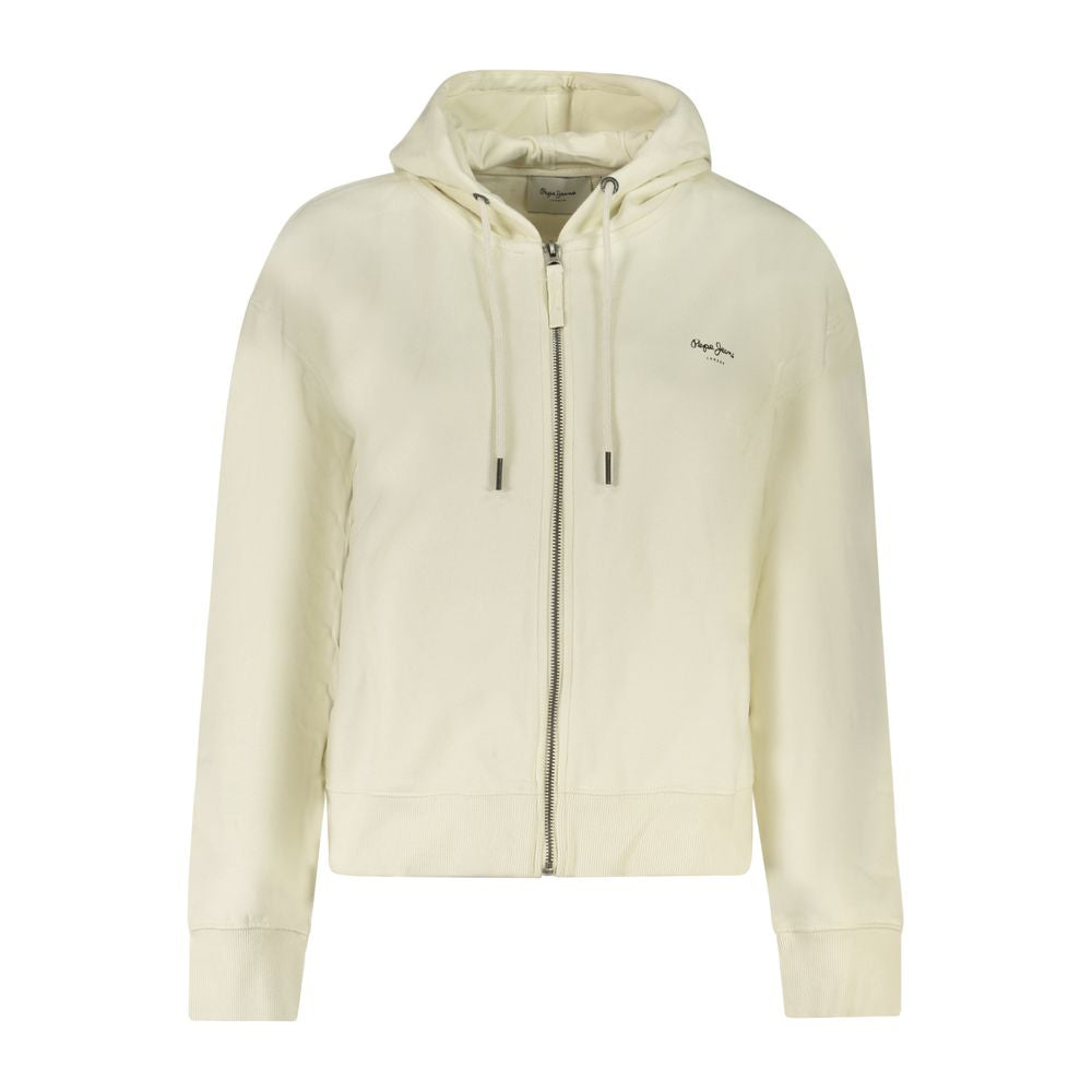 Pepe Jeans Weißer Baumwollpullover
