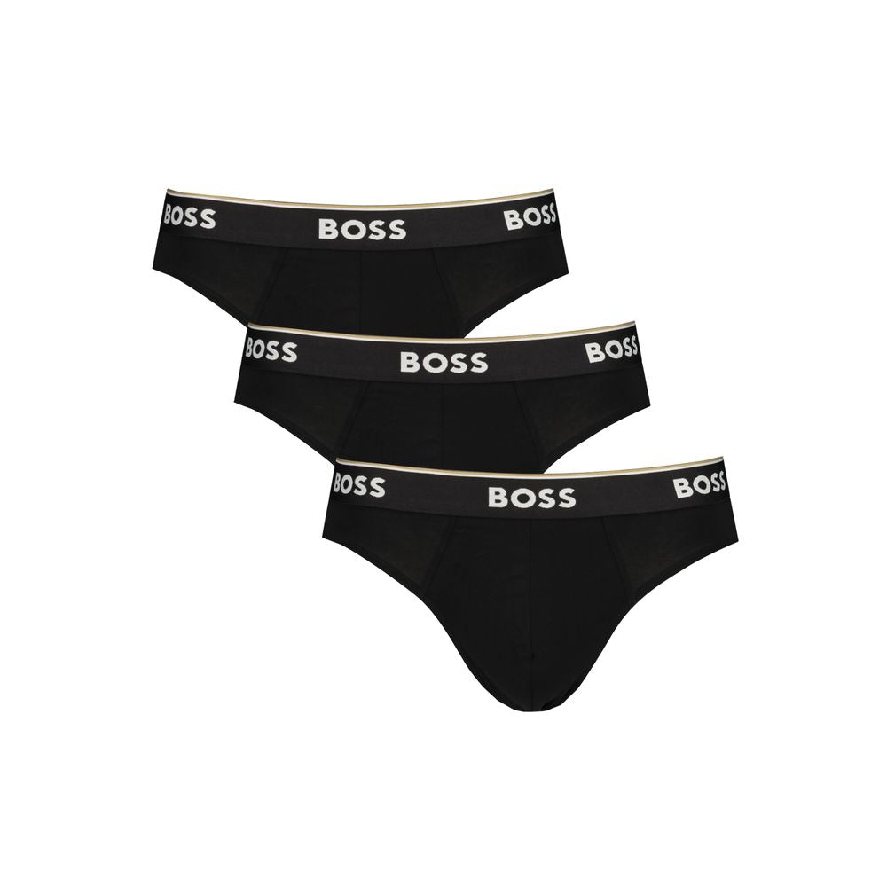 Hugo Boss Schwarze Baumwollunterwäsche