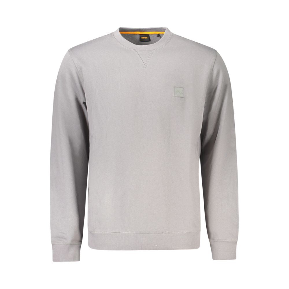 Hugo Boss Grauer Baumwollpullover