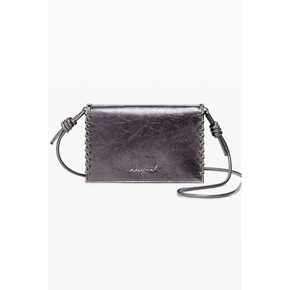 Desigual Bronze Polyethylen Brieftasche