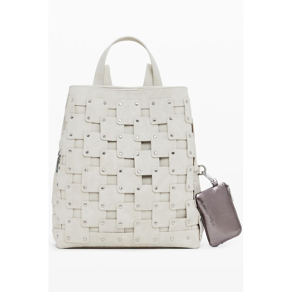 Desigual Beige Polyethylen-Rucksack