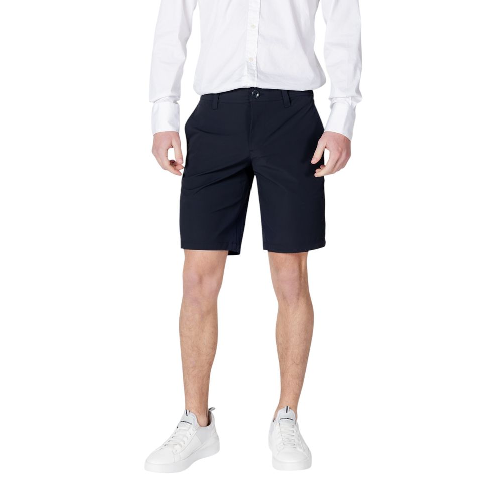 Armani Exchange Blaue Polyamid-Bermudas